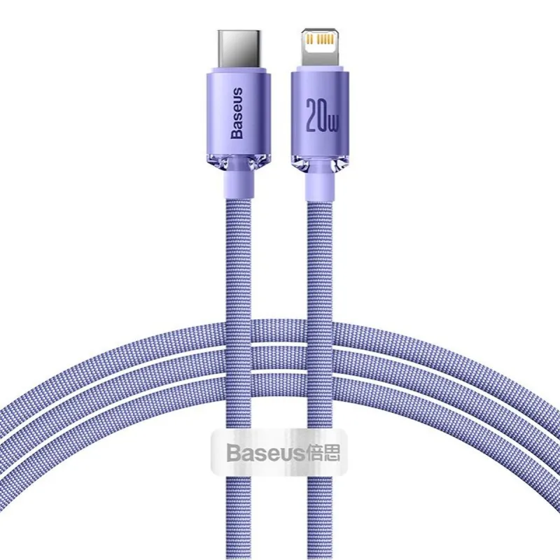 USB-C uz Lightning Kabelis Baseus CAJY000205 Violets 1,2 m