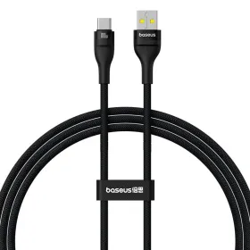 USB A - USB-C kaapeli Baseus P10311804111-00 Musta 1 m