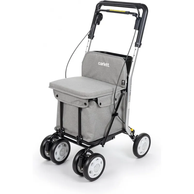 Iepirkumu ratiņi Carlett COMFORT MOON Pelēks (1 gb.)