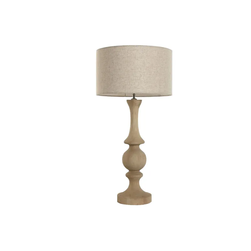 Stalinė lempa Home ESPRIT Natūralus Mango mediena 50 W 220 V 40 x 40 x 78 cm
