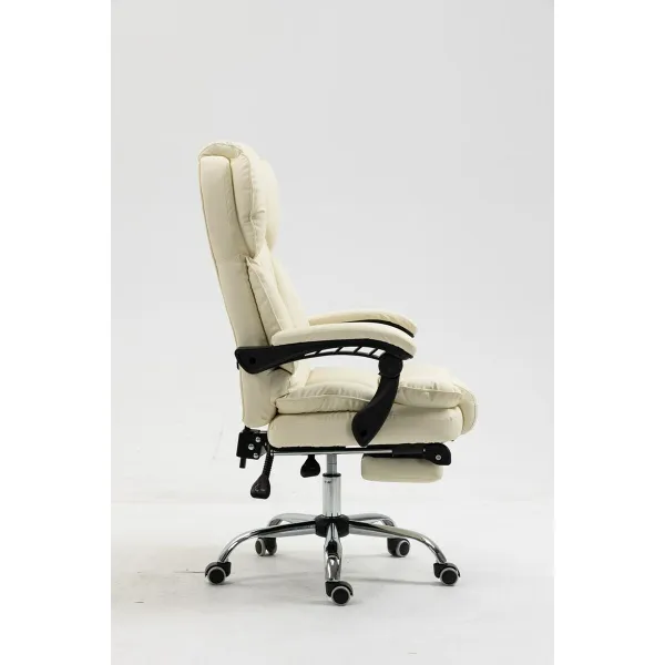 Kontoritool Activejet YK7416 BE Must Beež Hõbedane