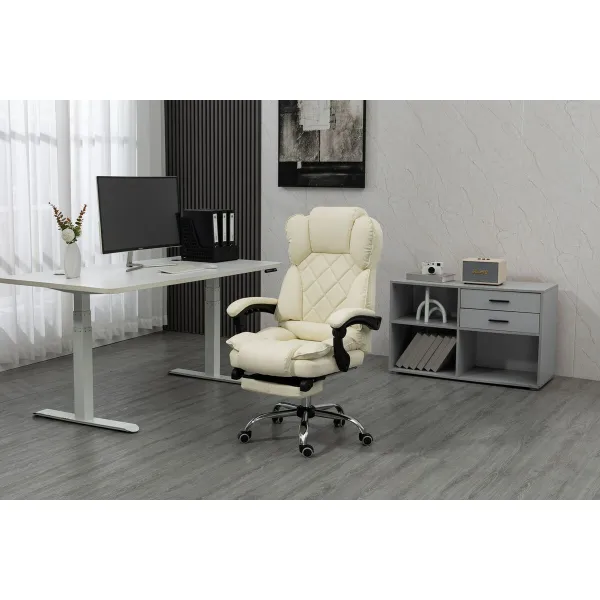 Kontoritool Activejet YK7416 BE Must Beež Hõbedane