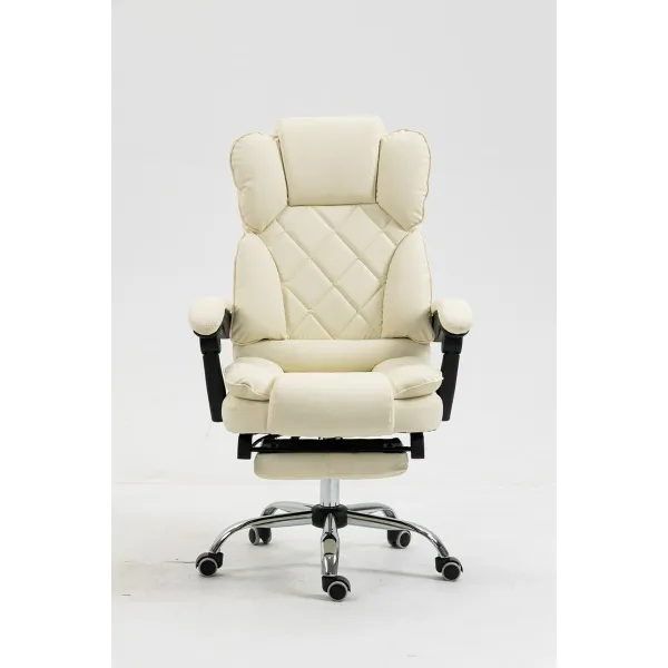 Kontoritool Activejet YK7416 BE Must Beež Hõbedane