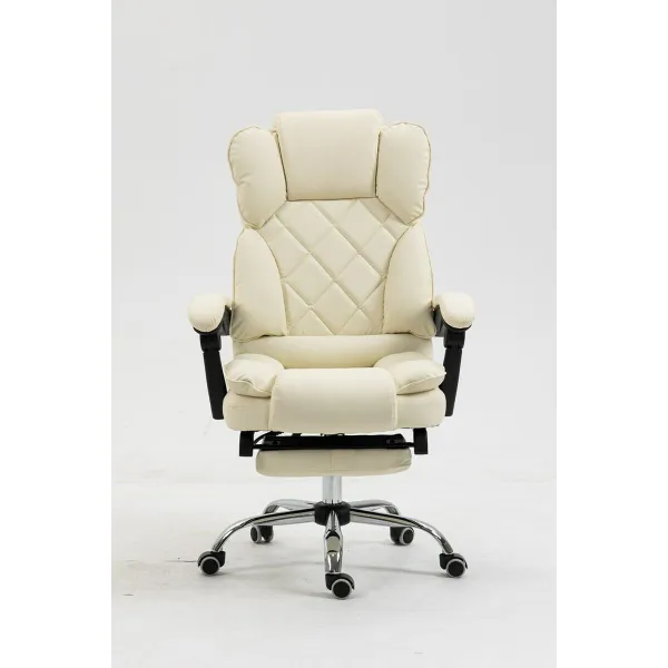 Kontoritool Activejet YK7416 BE Must Beež Hõbedane