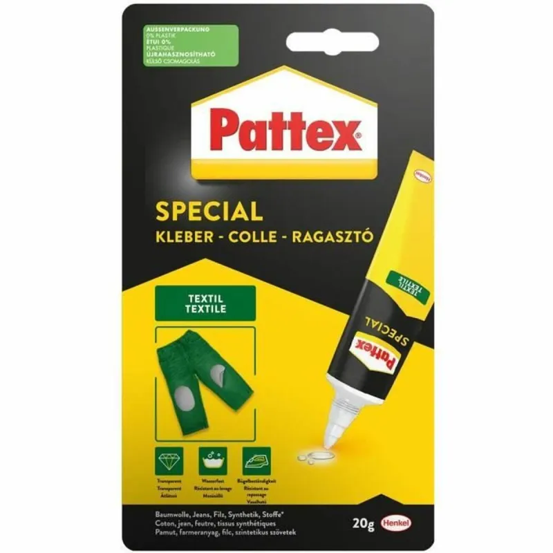 Līme Pattex 20 g Tekstils