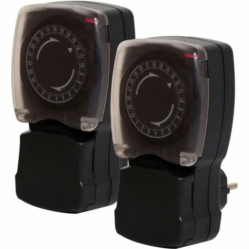 Laikmatis Chacon 53008 Su dangteliu Analogas Lengva naudoti, lengvas ir sovaldomas Nuo drėgmės 3600 W 230 V 16 A