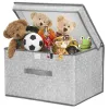 Taitettava lelusäiliö Springos HA0163 25x40x30 cm harmaa