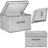 Taitettava lelusäiliö Springos HA0163 25x40x30 cm harmaa