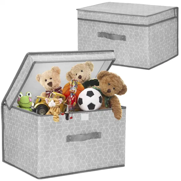 Taitettava lelusäiliö Springos HA0163 25x40x30 cm harmaa