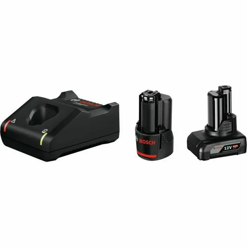 Charger and rechargeable battery set BOSCH Starterset Batteries 1x2.0Ah 1x4.0Ah 4 Ah 12 V 1 Piece
