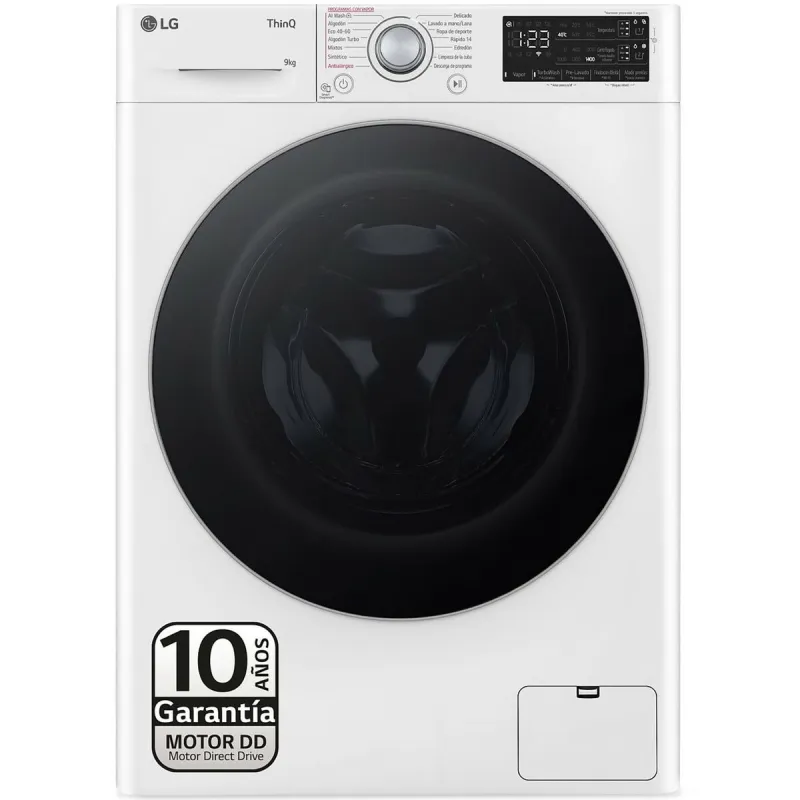 Skalbimo mašina LG F4WR5509A1W 1400 rpm 9 kg
