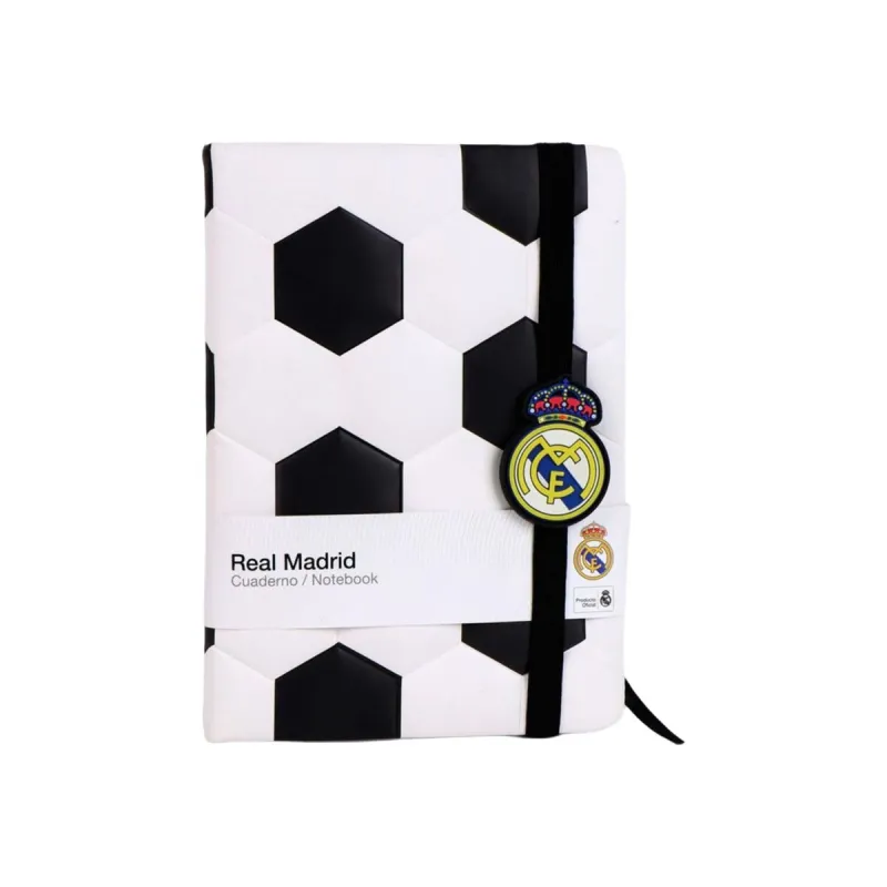 Piezīmju klade Real Madrid C.F. Balts 15 x 21 x 2 cm