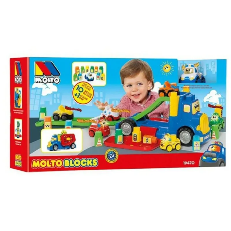 Kuorma-auto ja rakennuspalikat Moltó 19470 (82 cm) (10 pcs)