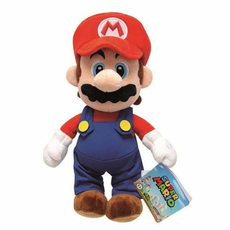 Pūkaina Rotaļlieta Mario Bros Zils