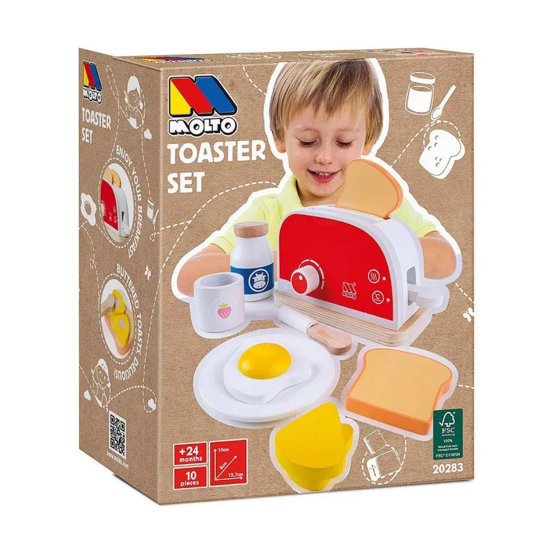 Игрушечный тостер Moltó Toaster Set