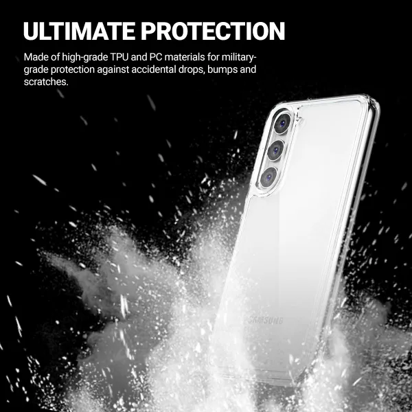 Crong Crystal Shield Cover - Samsung Galaxy S23+ Case (Transparent)