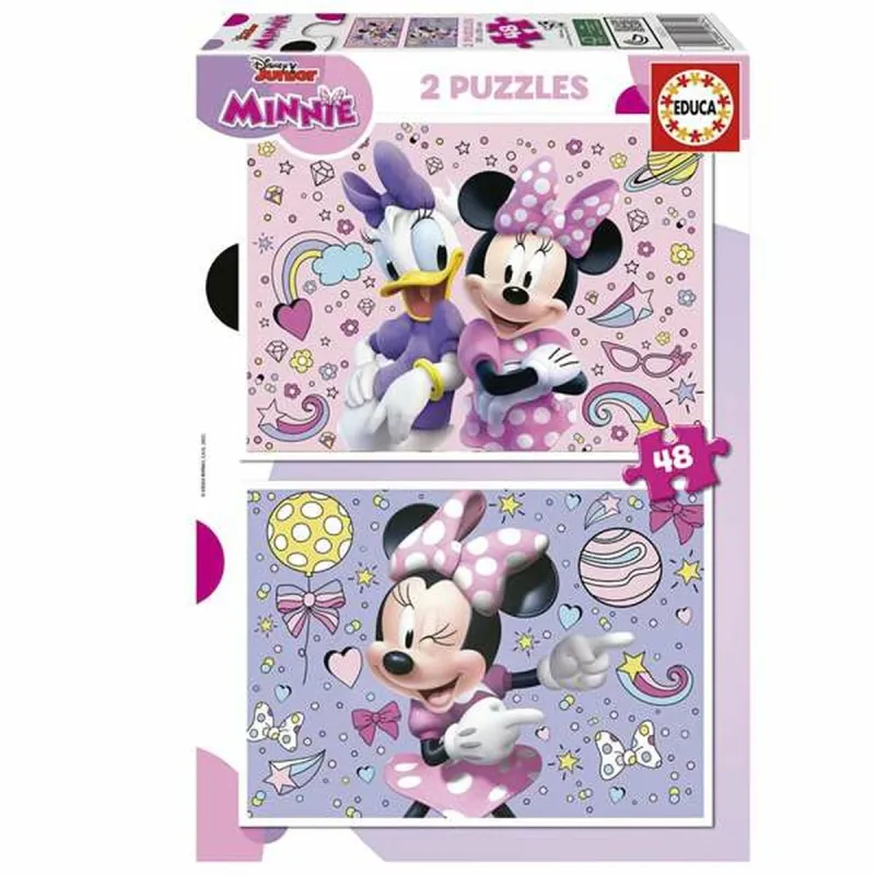 Набор из 2 пазлов Educa Minnie Mouse 48 Предметы