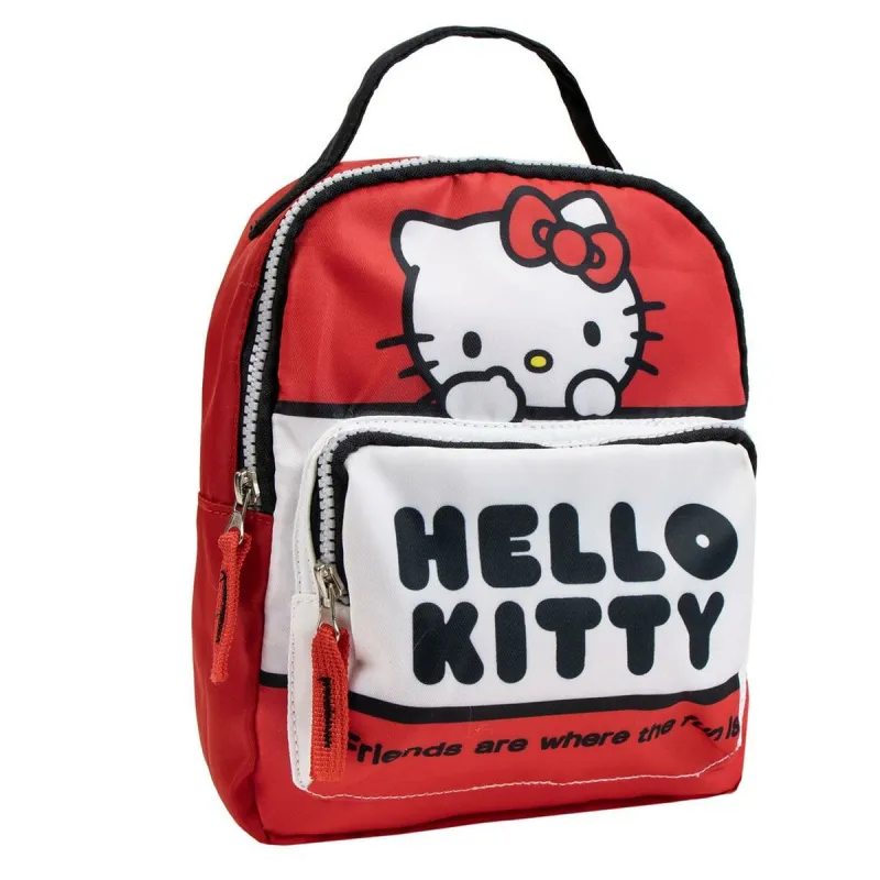 Школьный рюкзак Hello Kitty Красный 19,0 x 23,0 x 8,0 cm