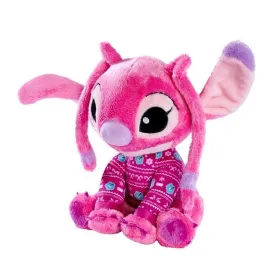 Pūkaina Rotaļlieta Stitch Angel Rozā 25 cm