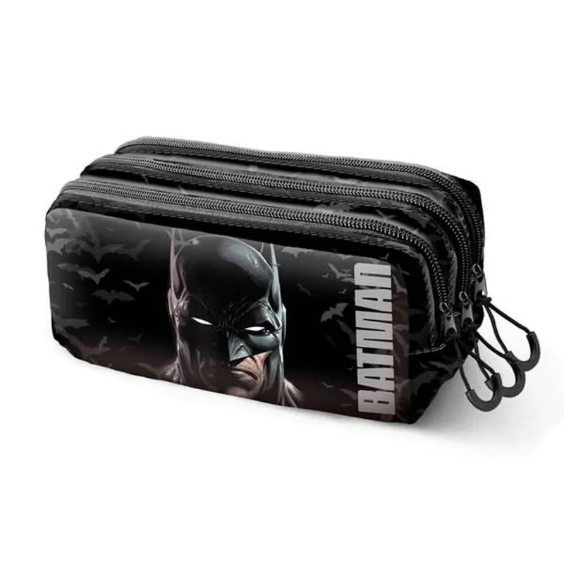 Trīsvietīgs futrālis Batman Melns