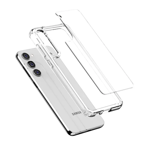 Crong Crystal Shield Cover - Samsung Galaxy S23+ Case (Transparent)