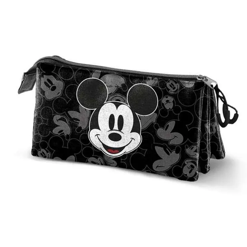 Тройной пенал Mickey Mouse Чёрный