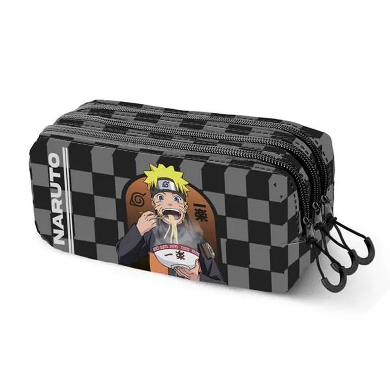 Kolmilokeroinen laukku Naruto Ichiraku  Musta
