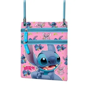 Shoulder Bag Stitch Blue 17 x 15 x 4 cm