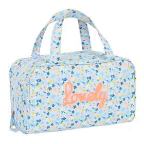 Школьный несессер Moos Lovely Синий 31 x 14 x 19 cm