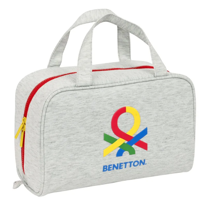 Школьный несессер Benetton Pop Серый 31 x 14 x 19 cm