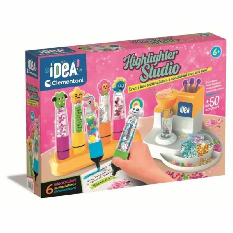 Writing Set Clementoni L'atelier des fluorescents (10 Units)