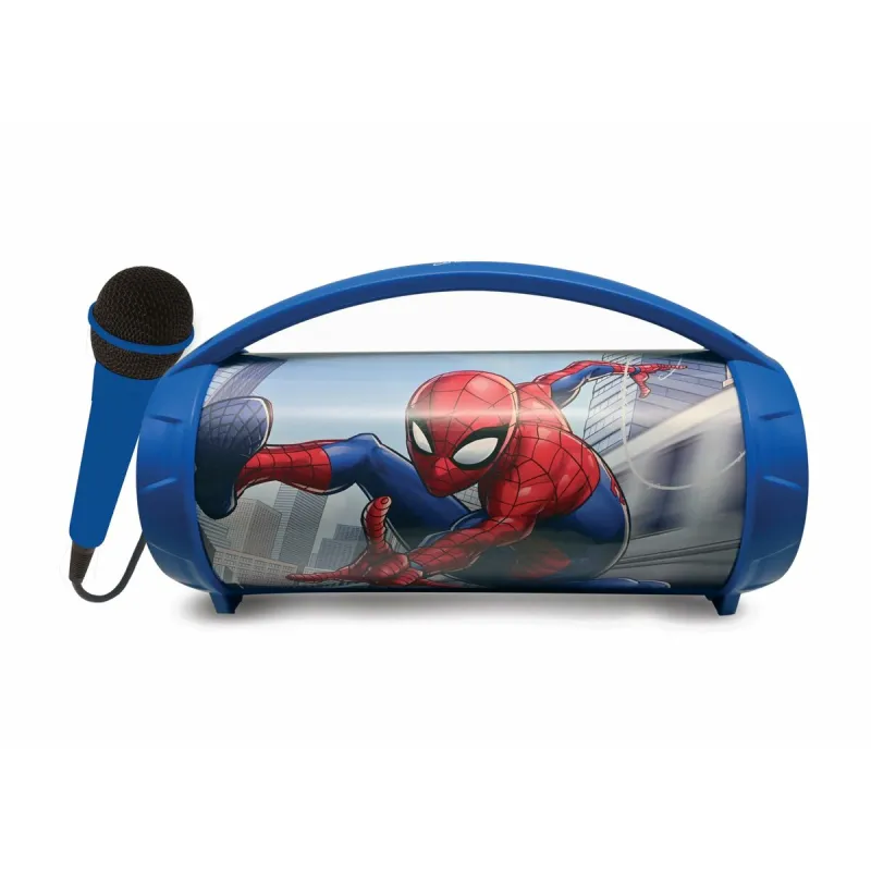 Bluetooth garsiakalbis su karaokė mikrofonu Lexibook Spider-Man