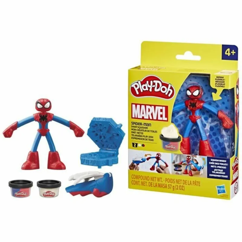 Modelēšanas Māla Spēle Play-Doh My Web Creator Dzeltens