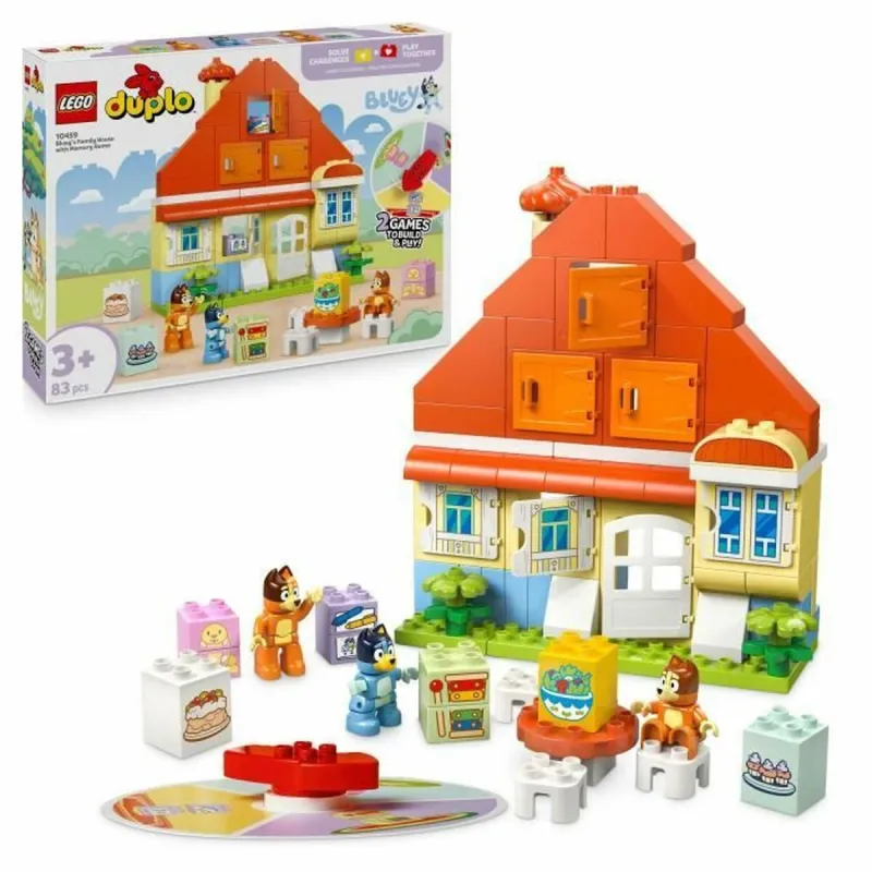 Celtniecības Komplekts Lego DUPLO 10459 Bluey's Family House with Memory 83 Daudzums