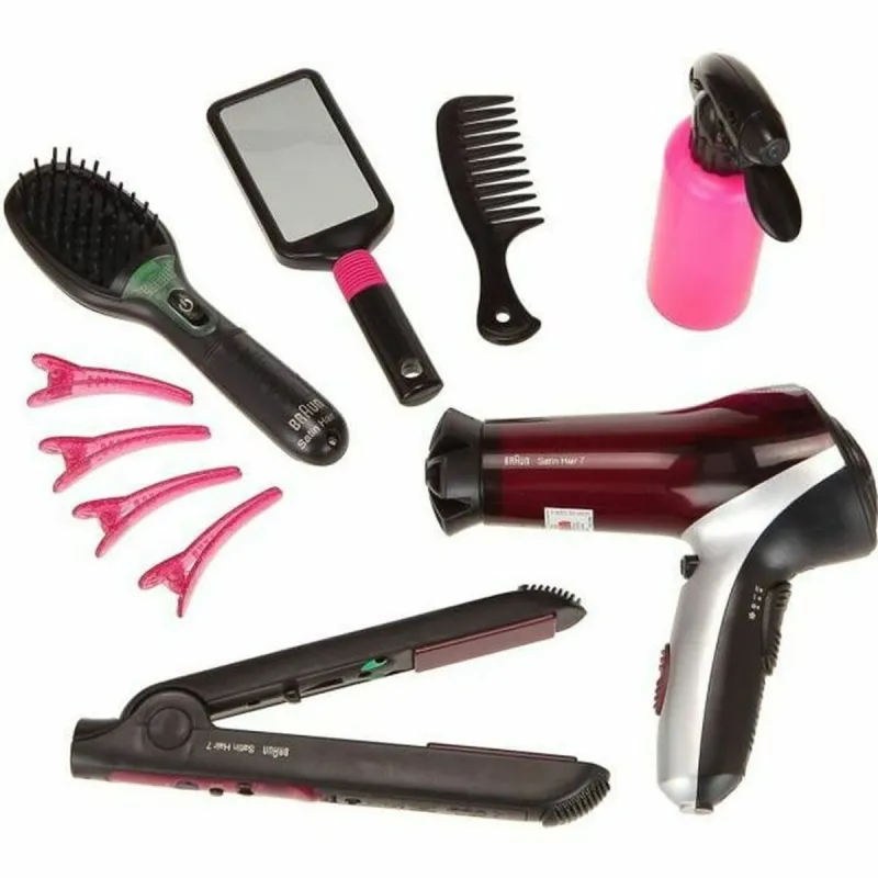 Kampaamosetti lapsille Klein set Braun Satin Hair 7