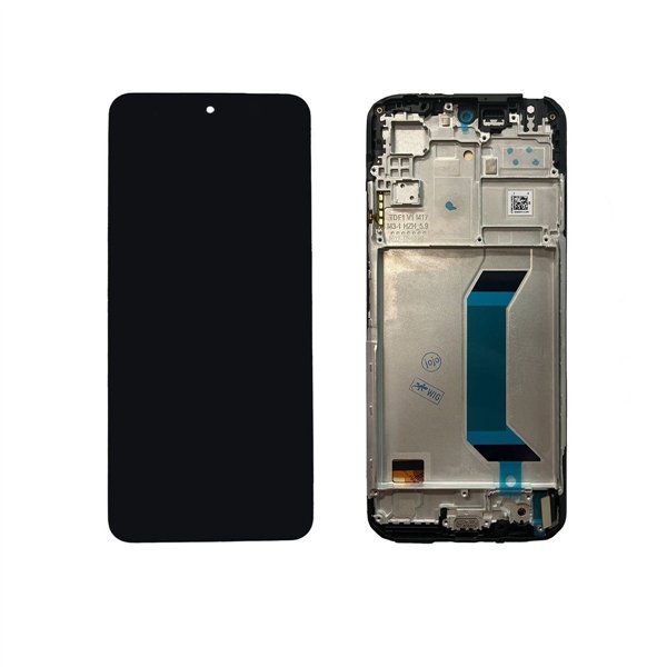 LCD screen Xiaomi Redmi Note 12 4G with touch screen and frame Onyx Grey OLED
