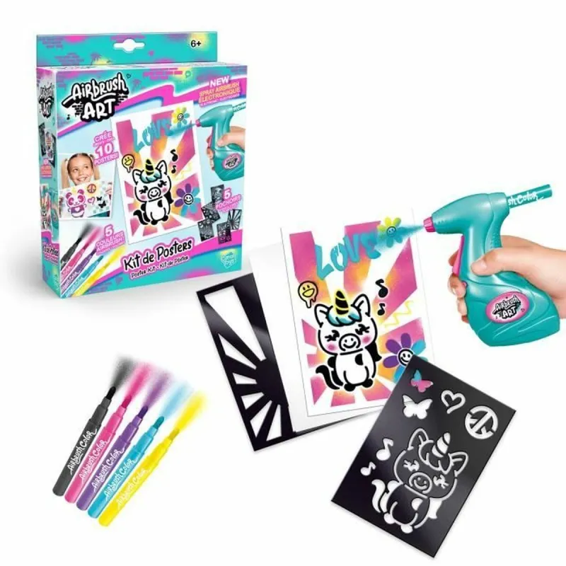 Painting set Canal Toys Airbrush Art Poster Creation White 20 x 6 x 25 cm