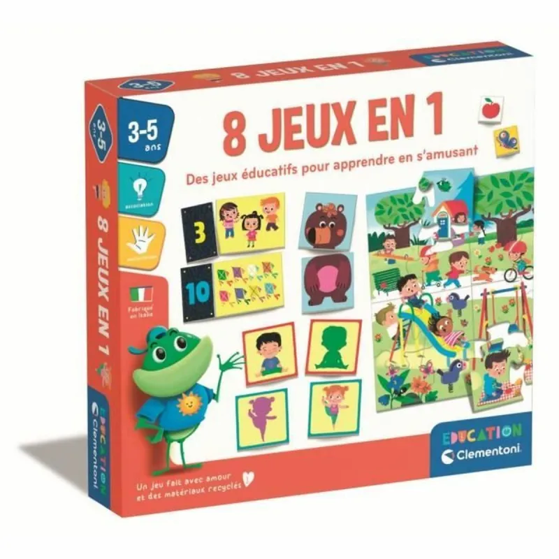 Образовательный набор Clementoni 8 jeux en 1 (FR)