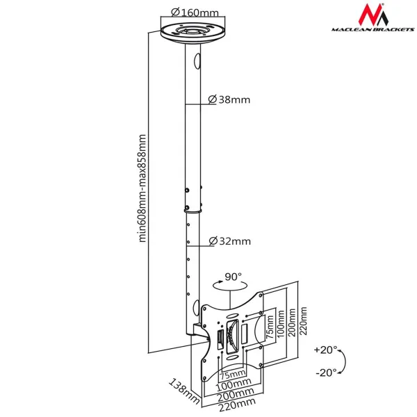 Seinaklamber MacLean MC-504B 23" 42