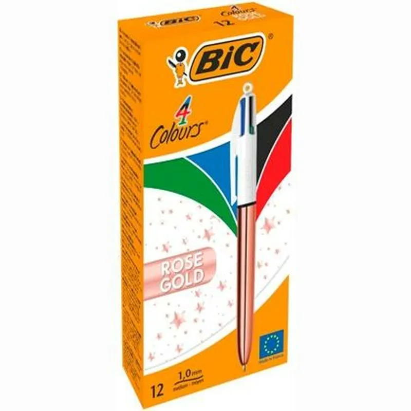 Karžygio Ženklas Bic Balta Rožinė (12 Dalys)
