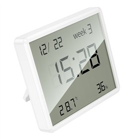 Electronic clock with hygrothermometer Hoco HX41 white