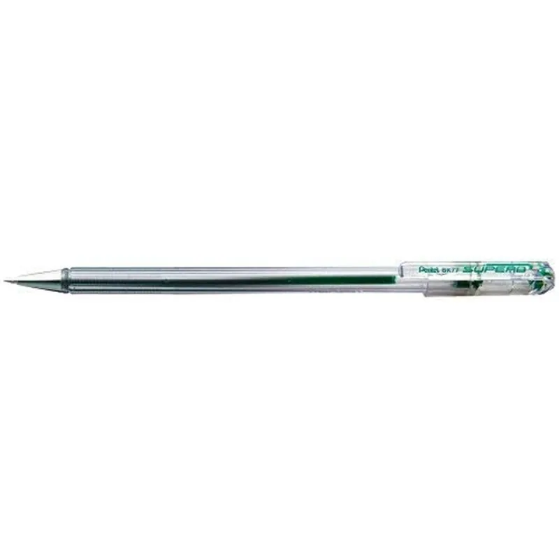 Pildspalva Pentel Superb Bk77 Zaļš 12 Daudzums