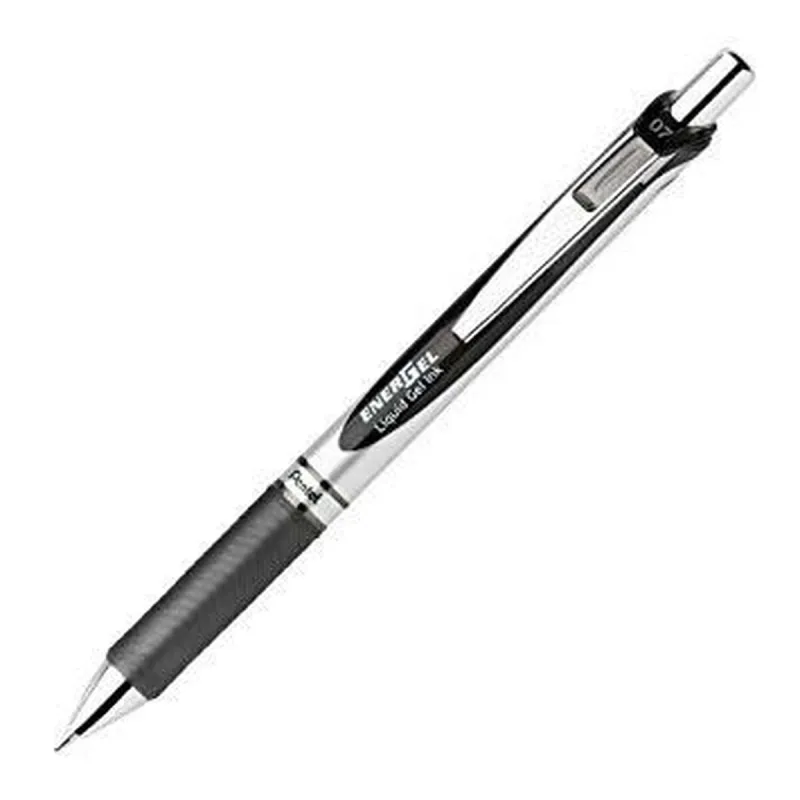 Gela pildspalva Pentel EnerGel Deluxe Melns 0,35 mm 12 Daudzums