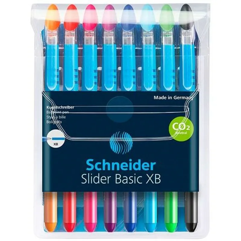 Набор ручек Schneider Slider Basic XB 8 Предметы Разноцветный