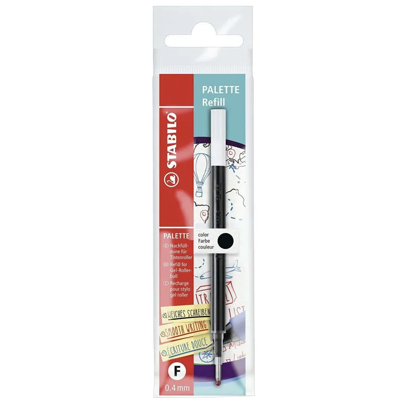 Tušinuko pildymas Stabilo Palette Fine Juoda 0,4 mm (10 vnt.)