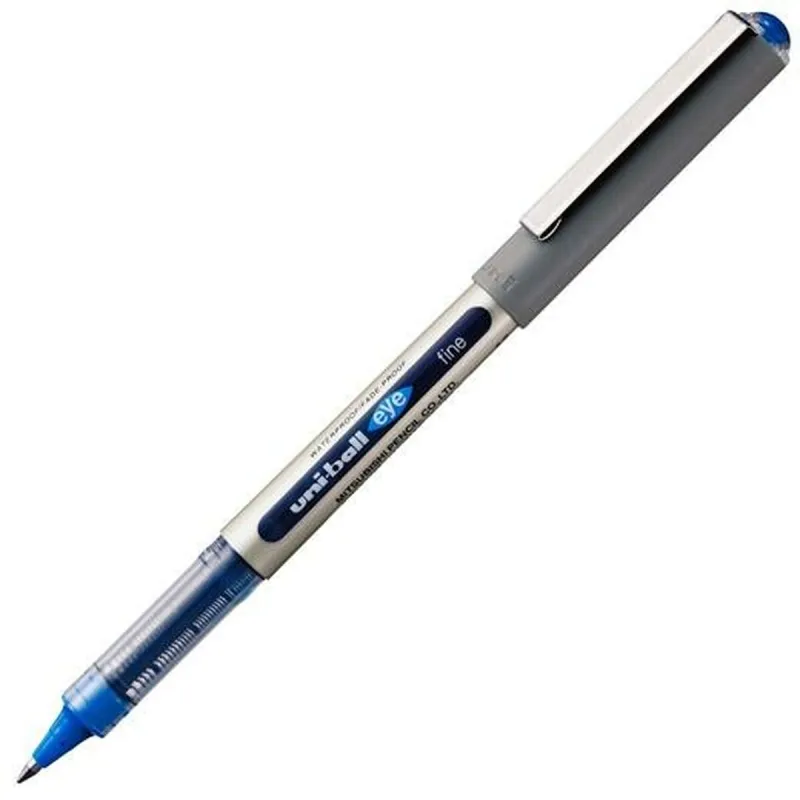 Rašiklis su skystu rašalu Uni-Ball Rollerball Eye Fine UB-157 Mėlyna 0,7 mm (12 Dalys)