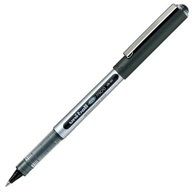 Täytekynä Uni-Ball Eye Micro UB-150 Musta 0,5 mm (12 Kappaletta)