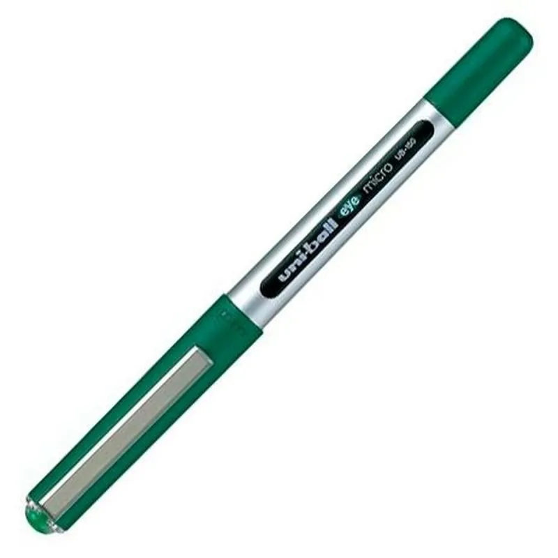 Rašiklis su skystu rašalu Uni-Ball Eye Micro UB-150 Žalia 0,5 mm (12 Dalys)