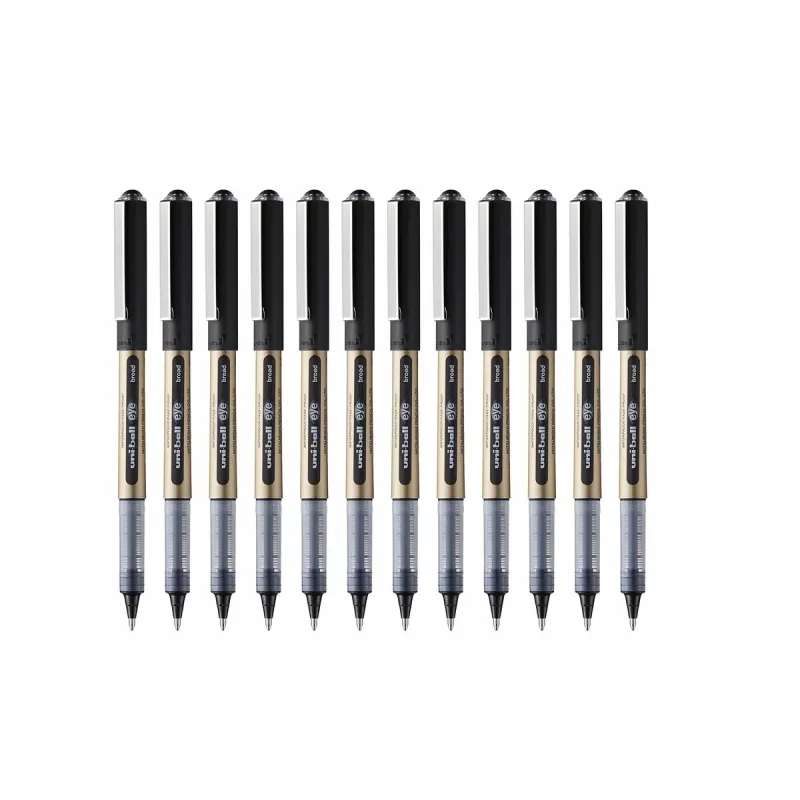 Liquid ink pen Uni-Ball Rollerball Eye Broad UB-150 Black 1 mm (12 Pieces)