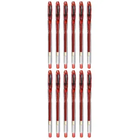 Täytekynä Uni-Ball Rollerball Signo Basicos UM-120 Punainen 0,5 mm (12 Kappaletta)